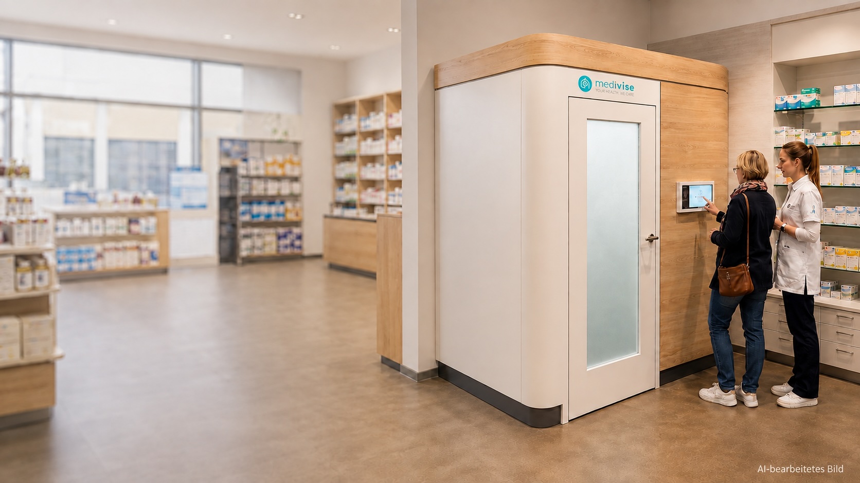 MEDIVISE Go im Einsatz in einer Apotheke
