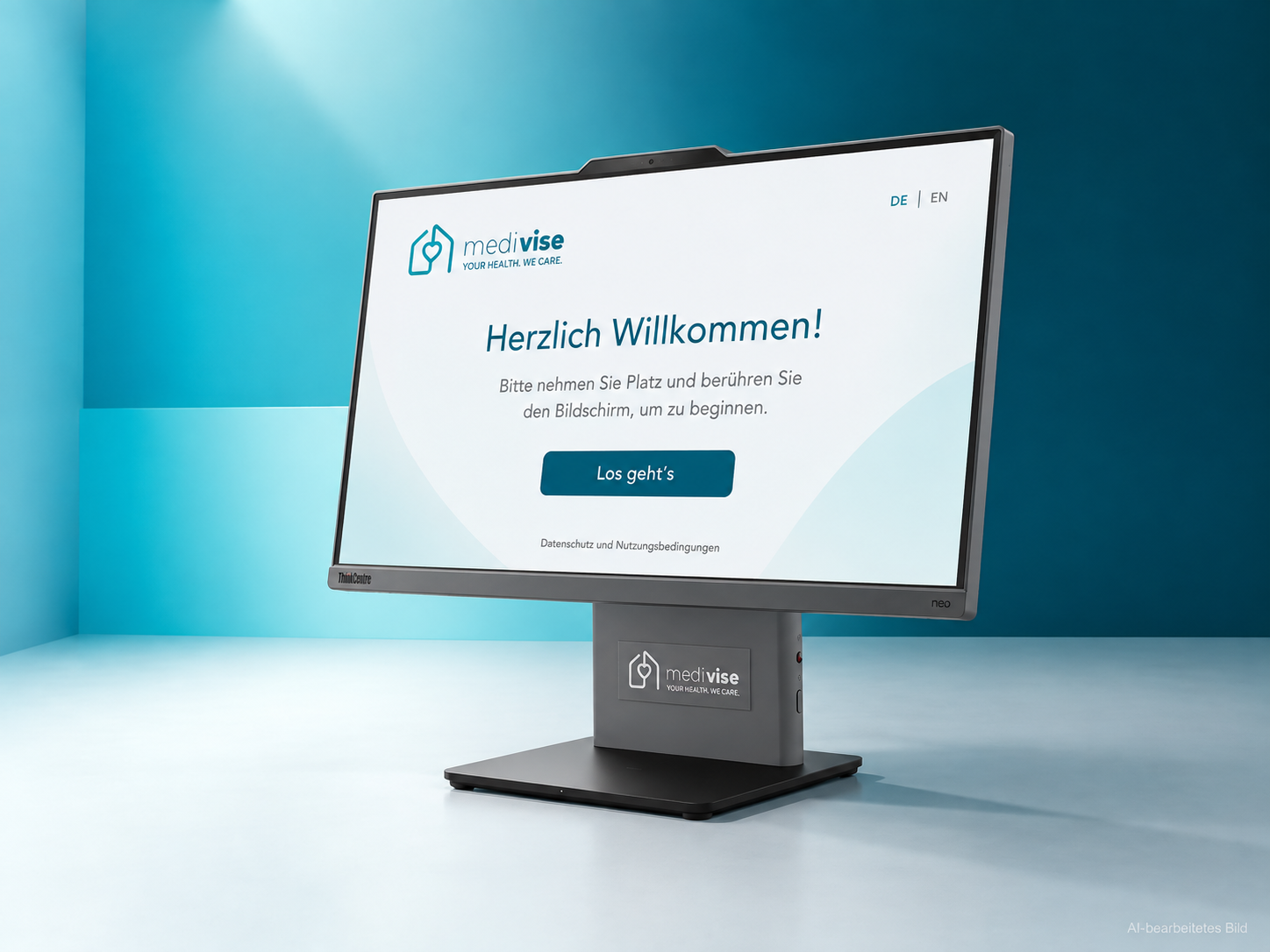 MEDIVISE Air als kompakter Telemedizin-Arbeitsplatz